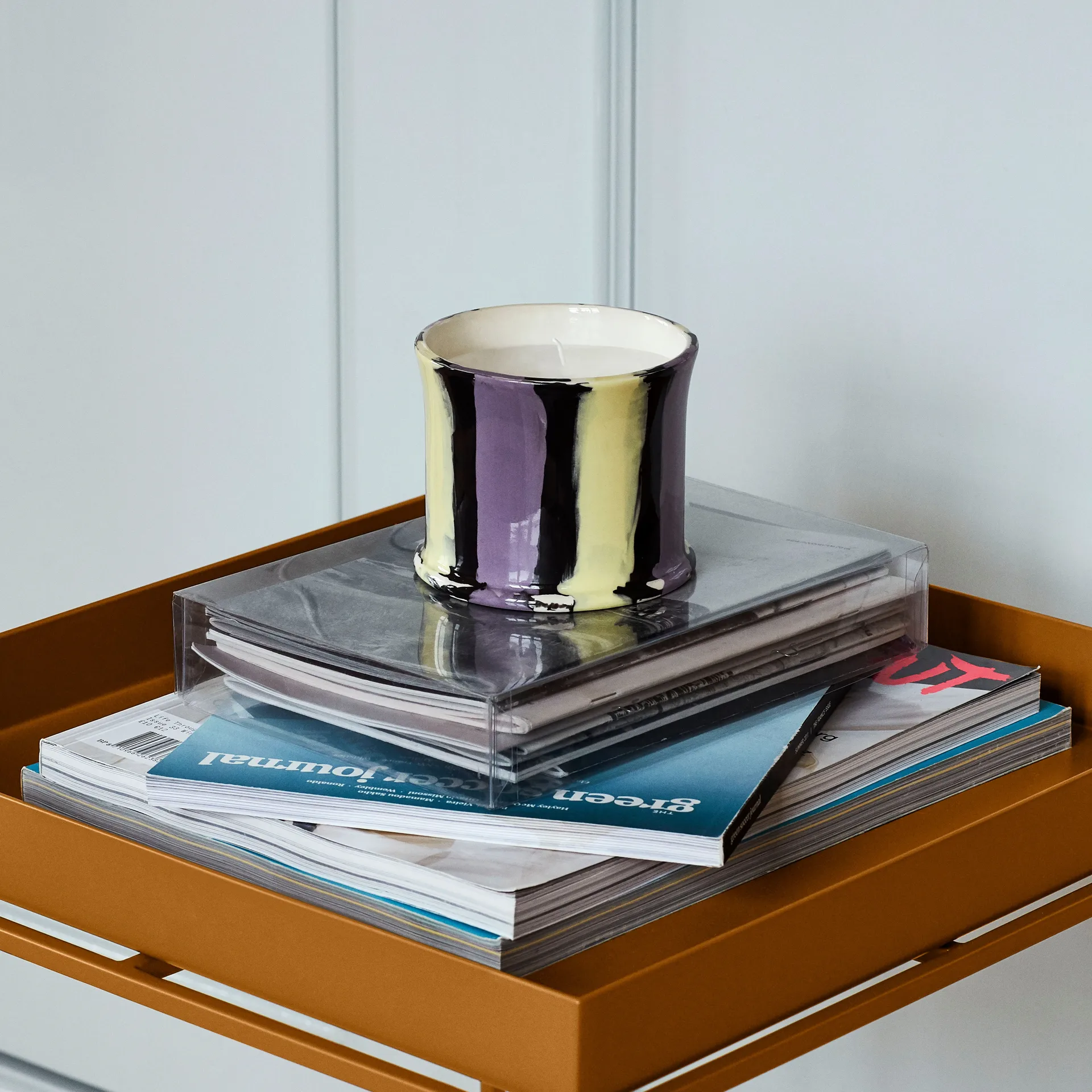 Stripe Duftkerze, Fig leaf HAY