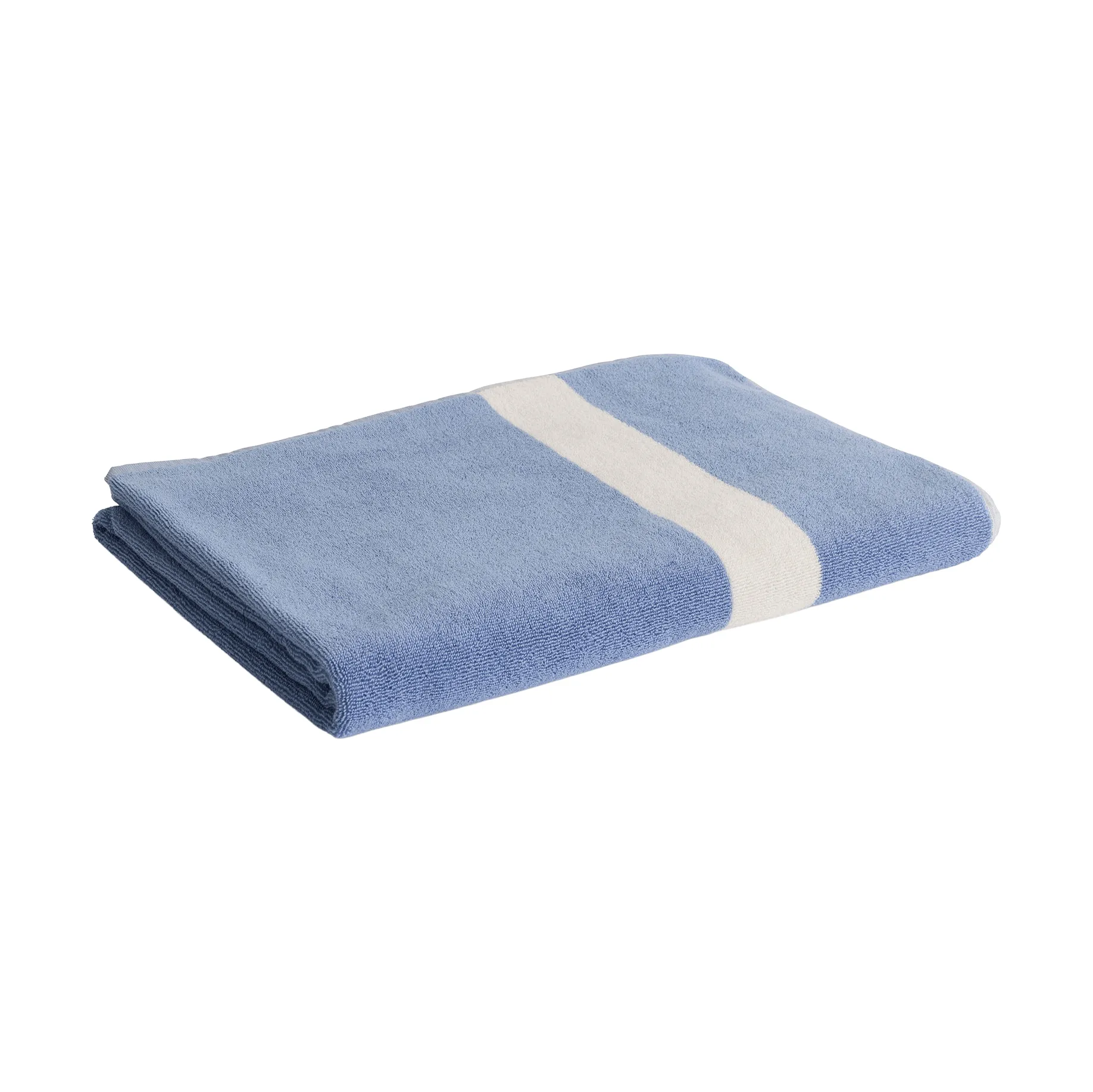 Stripe Handtuch, Dusty blue, 100x150 cm HAY