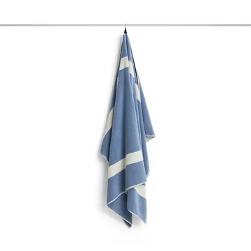 Stripe Handtuch - Dusty blue, 100x150 cm - HAY