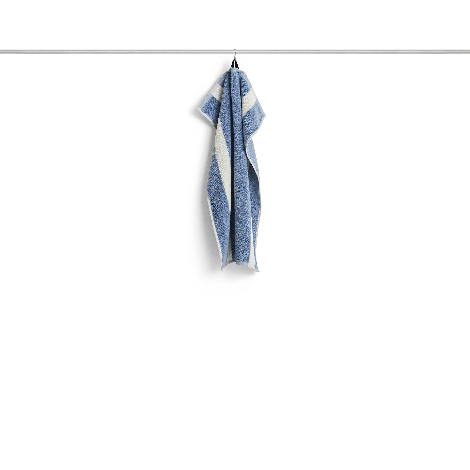 Stripe Handtuch, Dusty blue, 40x60 cm HAY