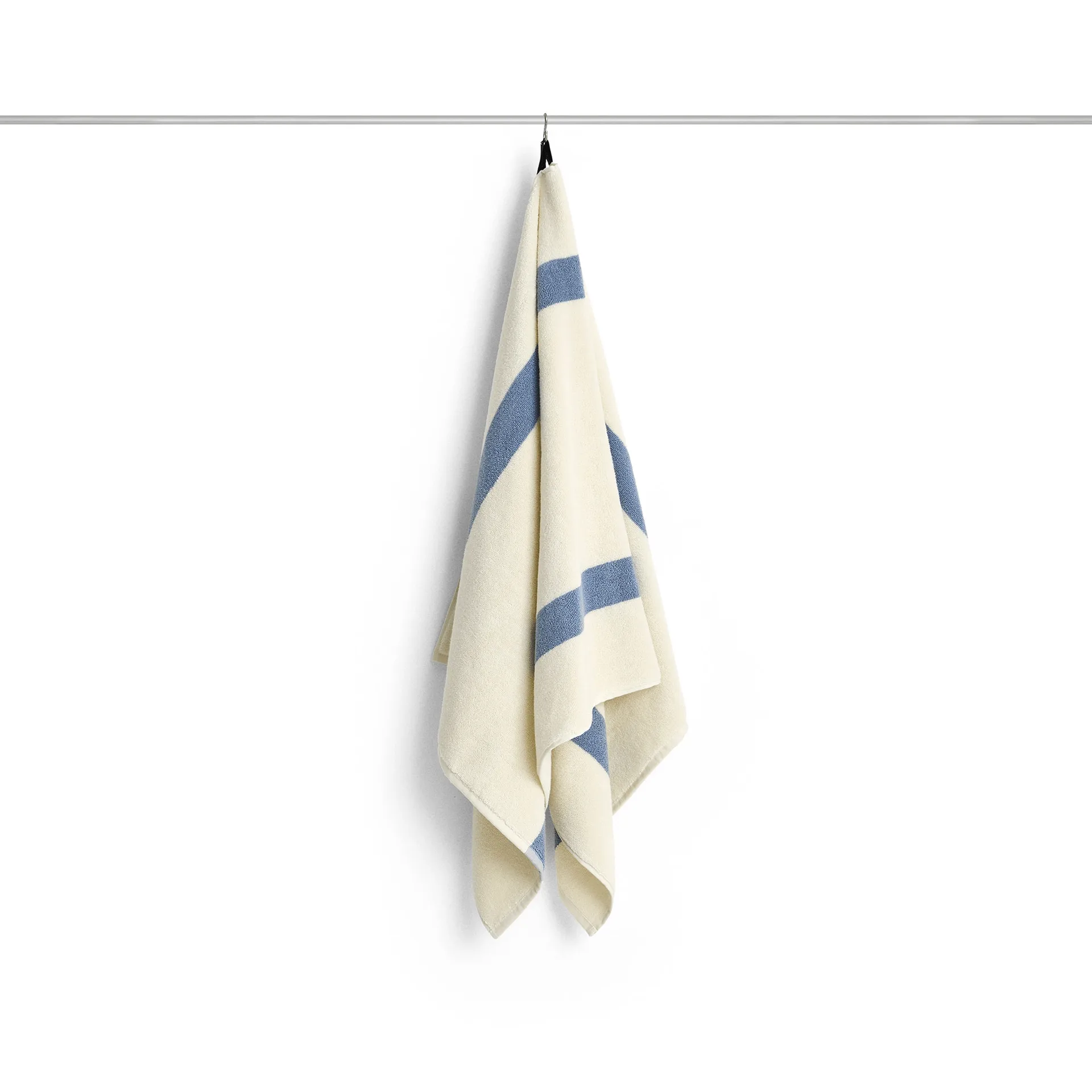 Stripe Handtuch, Dusty blue, 70x140 cm HAY