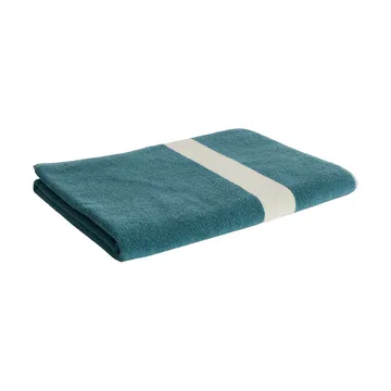 Stripe Handtuch - Petrol blue, 100x150 cm - HAY