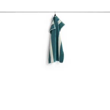 Stripe Handtuch - Petrol blue, 40x60 cm - HAY