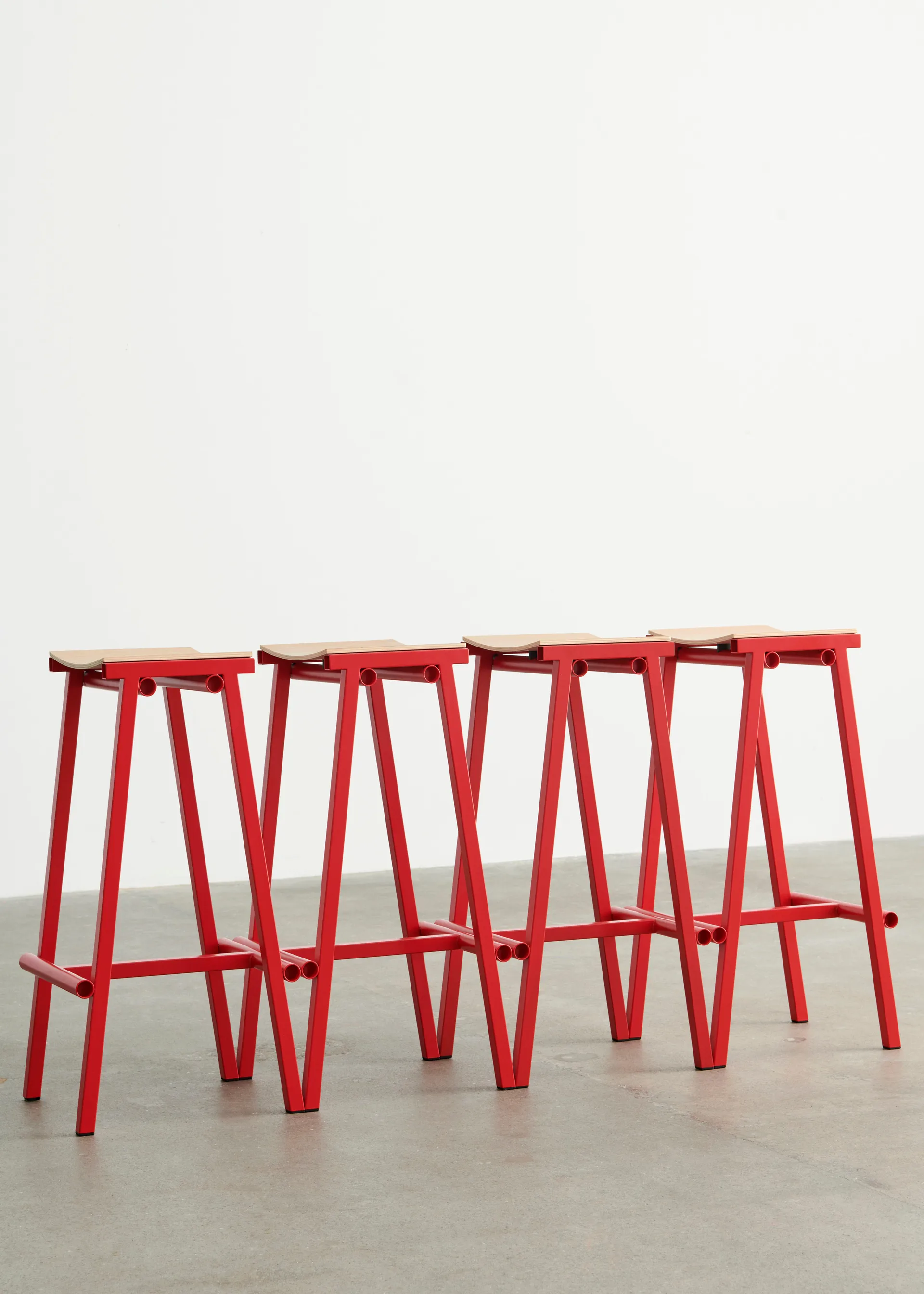 Taburete 8 High Barhocker 75 cm, Signal red HAY