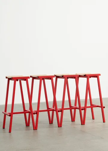 Taburete 8 High Barhocker 75 cm - Signal red - HAY