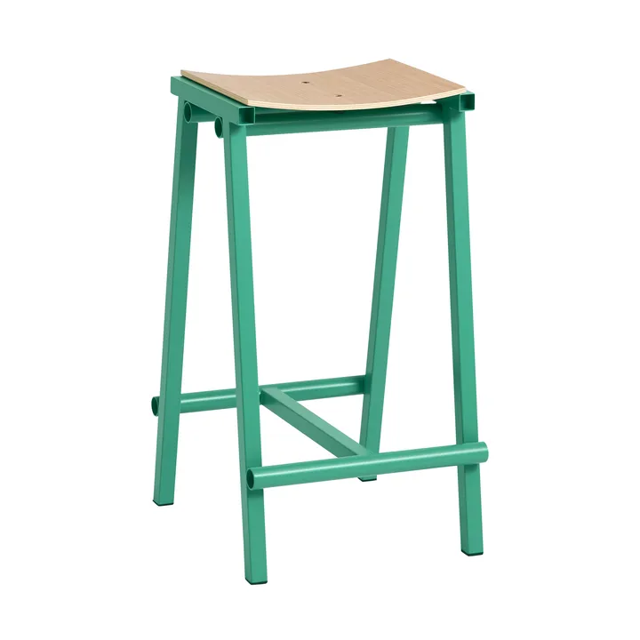 Taburete 8 Low Barhocker 65 cm - Soft jade - HAY
