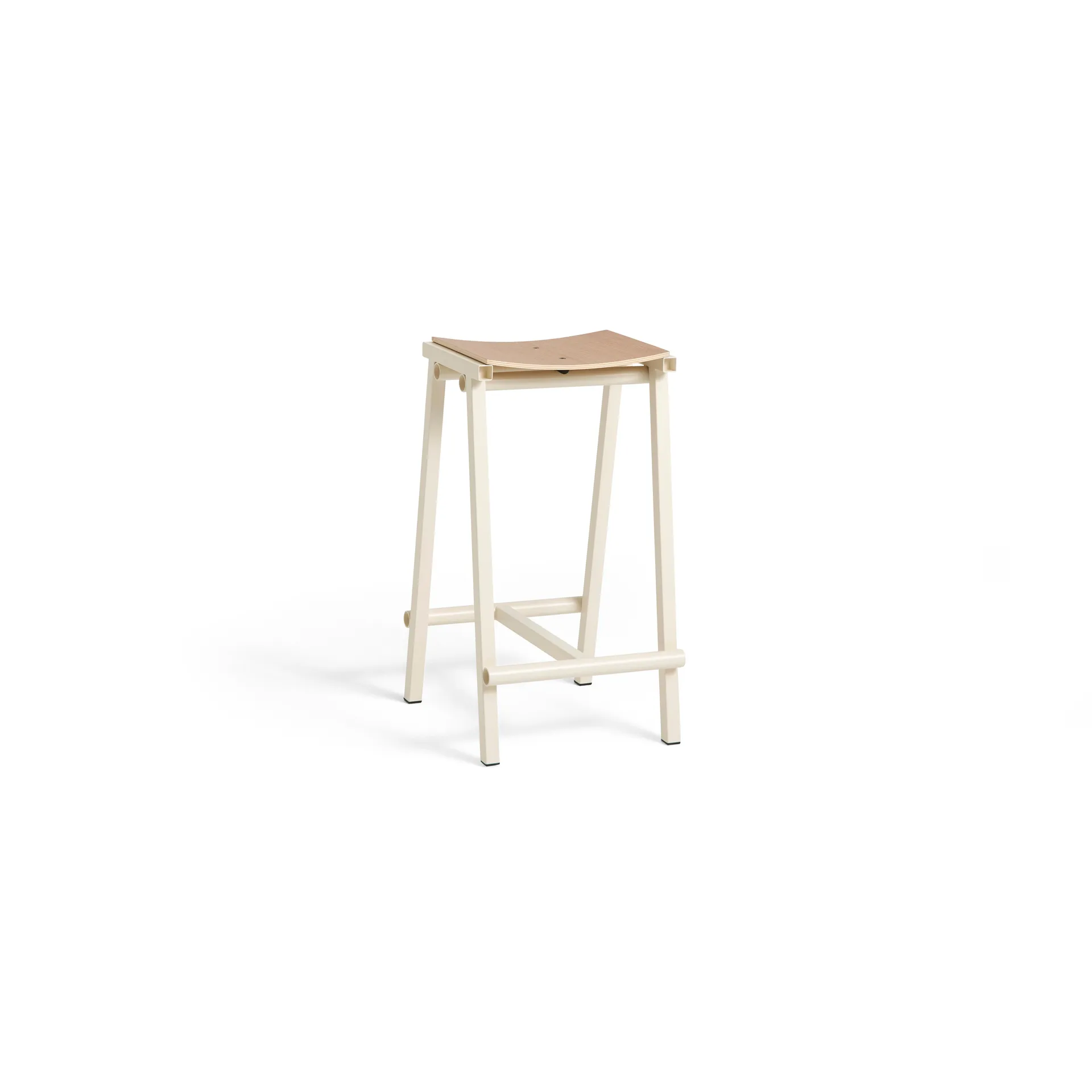 Taburete 8 Low Barhocker 75 cm, Eggshell HAY