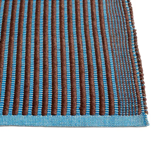 HAY Tapis Teppich 80 × 200 cm, Chestnut-blue