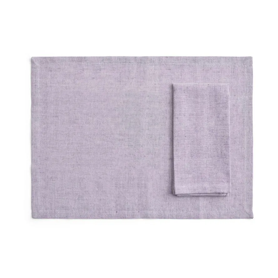 Tavolo Tischset/Serviette 4er-Pack, Soft purple HAY