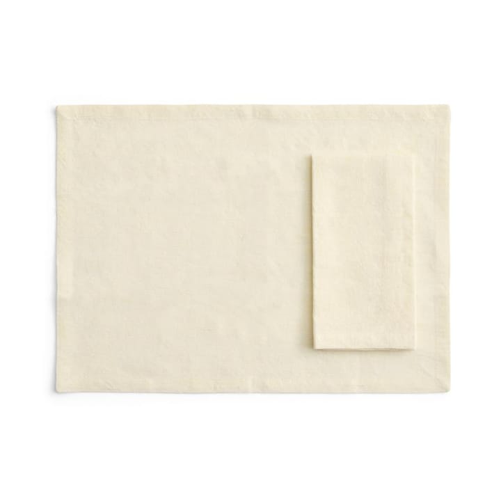 Tavolo Tischset/Serviette 4er-Pack, Soft yellow HAY