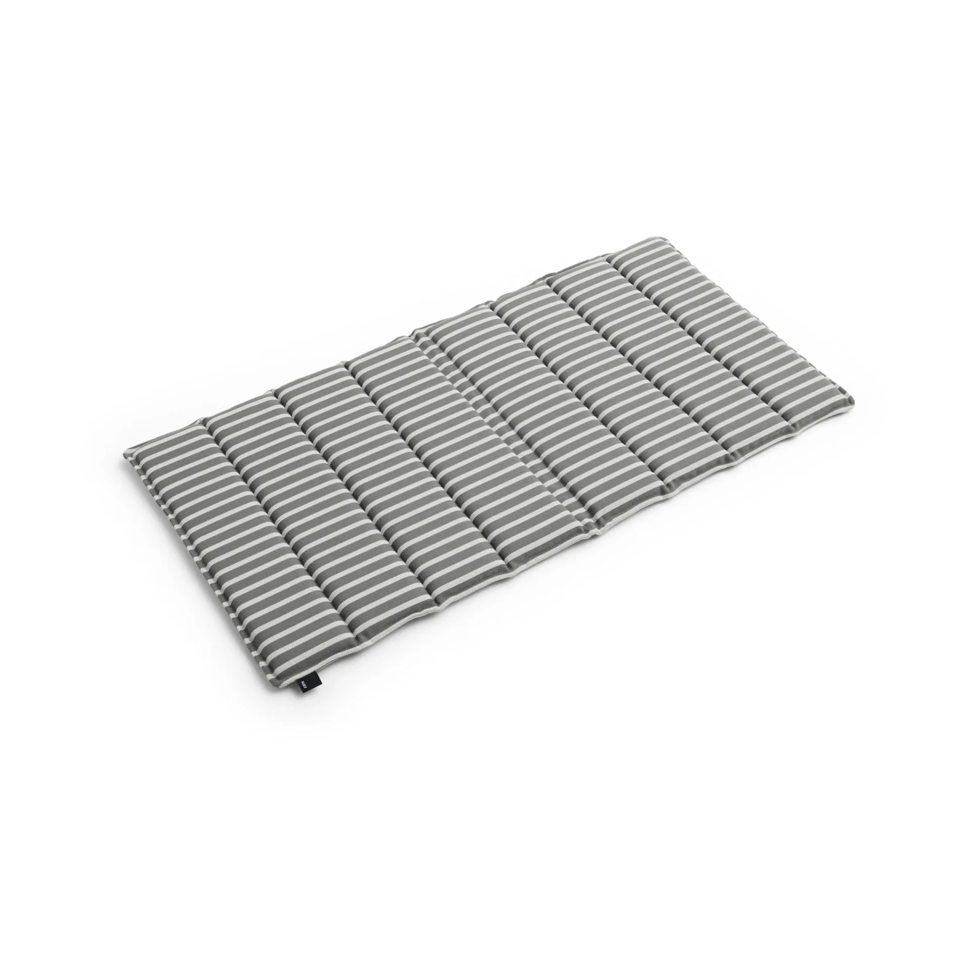 Terrazza Folding Sitzkissen, Grey bold stripe, 82x40 cm HAY