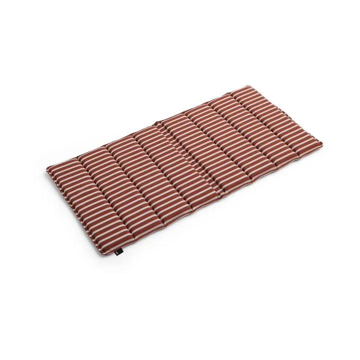 Terrazza Folding Sitzkissen - Terracotta bold stripe, 82x40 cm - HAY