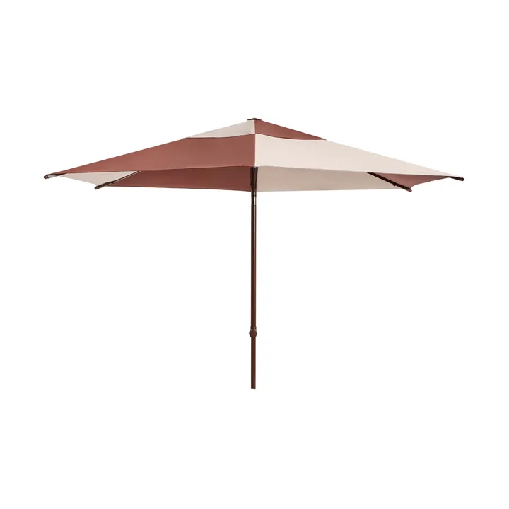Terrazza Hexagon Sonnenschirm - Off-white-burgundy - HAY