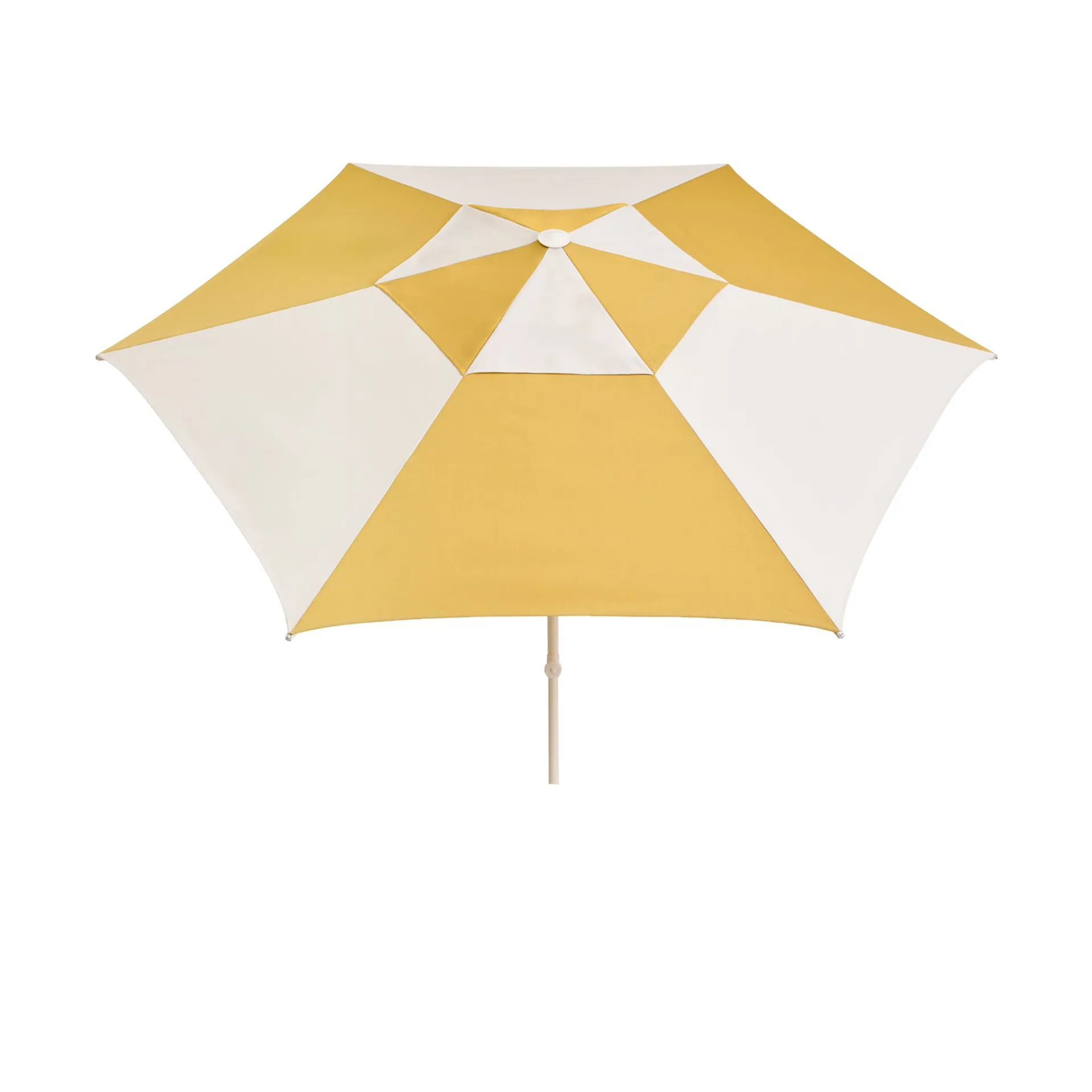 Terrazza Hexagon Sonnenschirm, Off white-ochre HAY