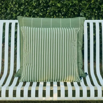 Terrazza Kissen - Olive narrow stripe, 60x60 cm - HAY
