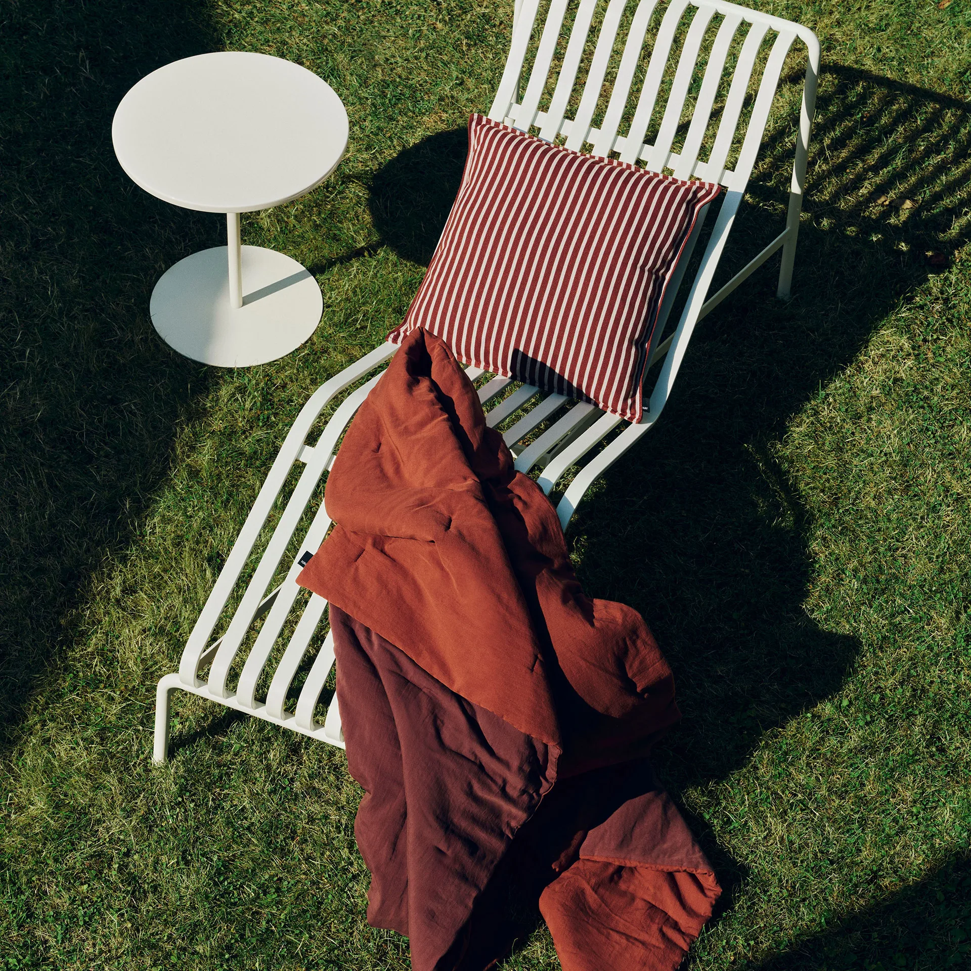 Terrazza Kissen, Terracotta bold stripe, 50x50 cm HAY