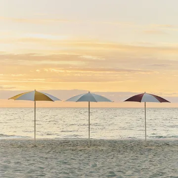 Terrazza Octagon Sonnenschirm - Off-white-burgundy - HAY