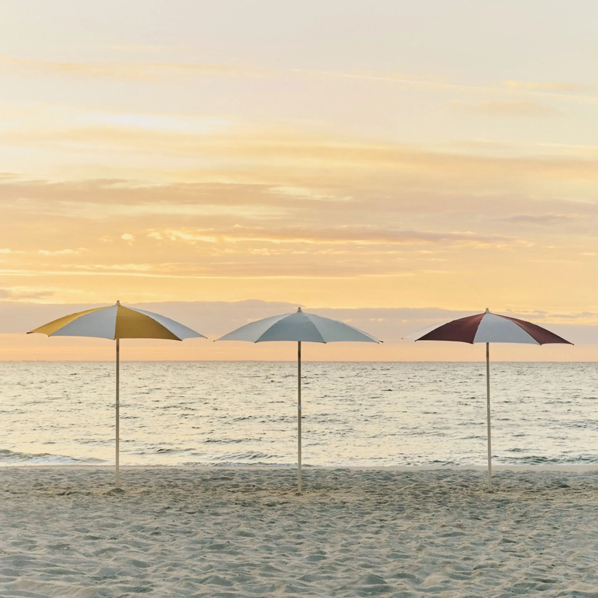 Terrazza Octagon Sonnenschirm, Off white-ochre HAY