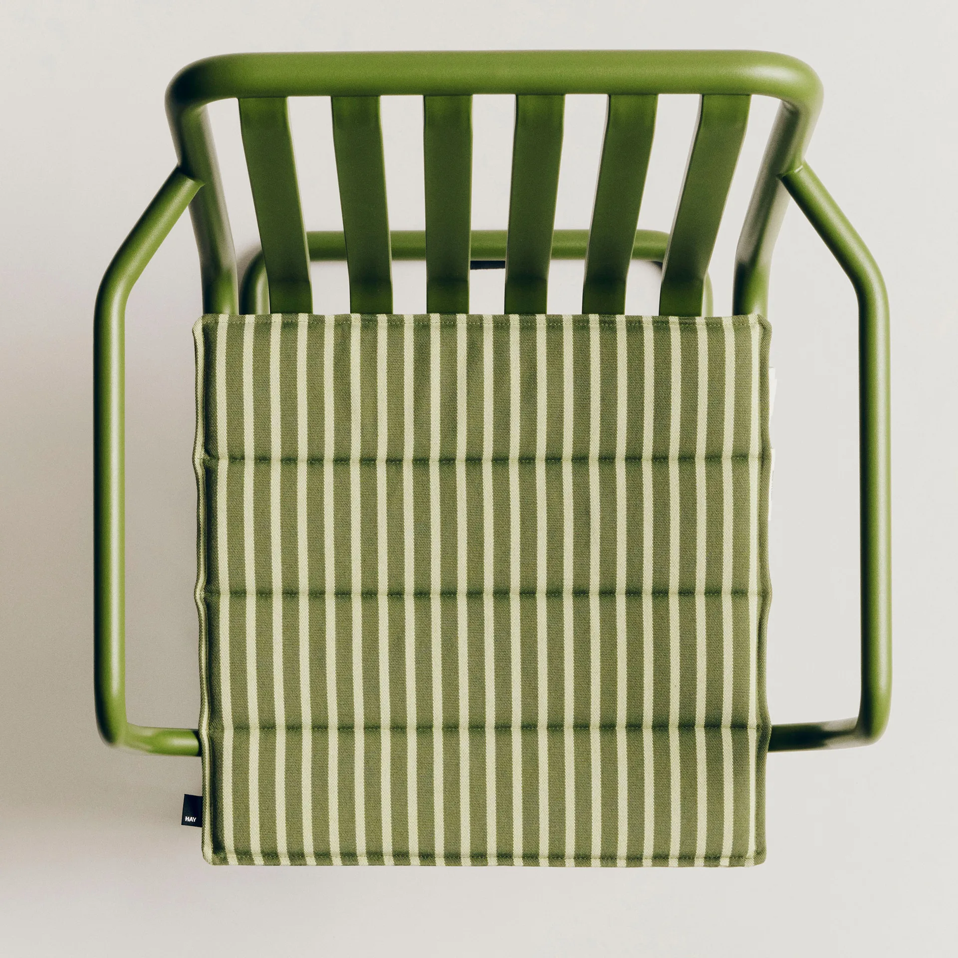 Terrazza Sitzkissen, Olive bold stripe, 40x40 cm HAY