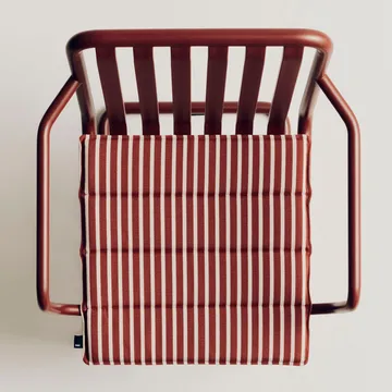 Terrazza Sitzkissen - Terracotta bold stripe, 40x40 cm - HAY