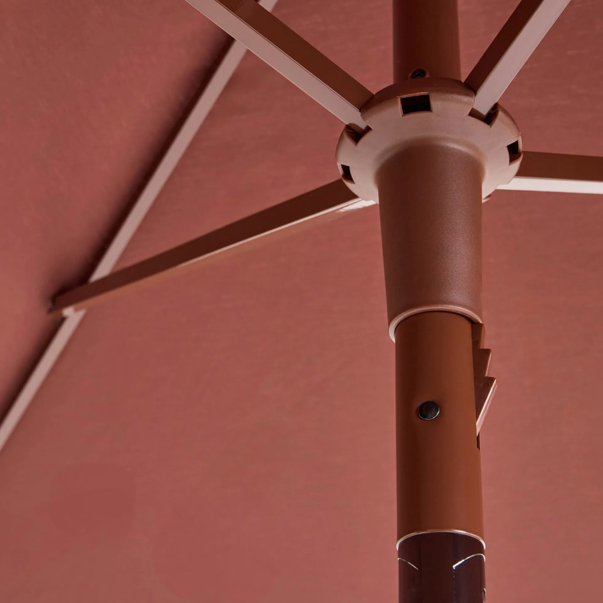 Terrazza Square Sonnenschirm, Off white-burgundy HAY