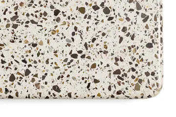 Terrazzo Esstisch Ø70 cm - Grey terrazzo-anthracite - HAY