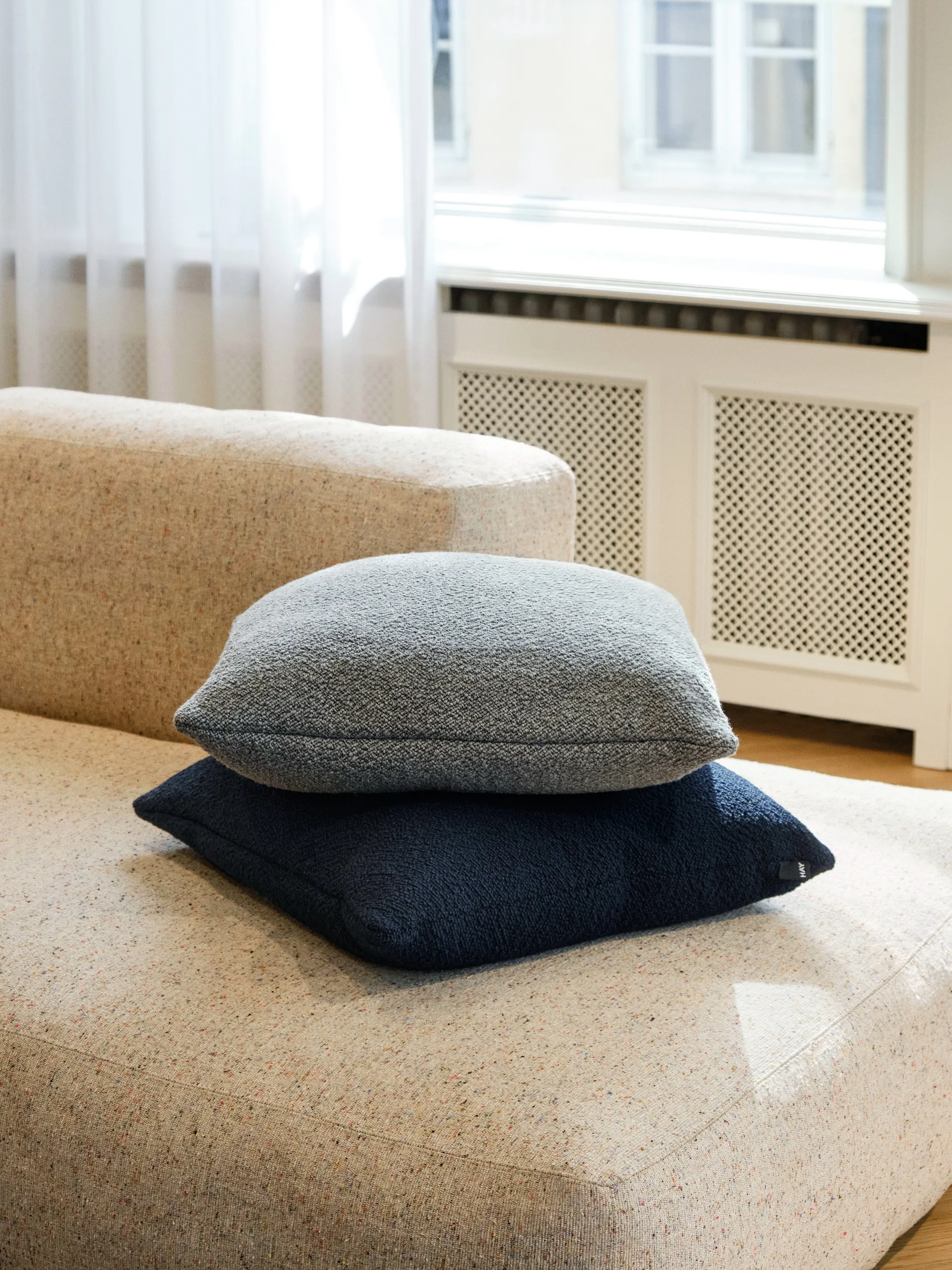 Texture Kissen 50 x 50cm, Grey HAY