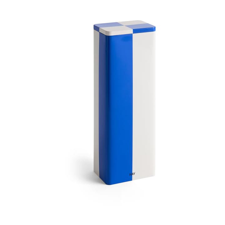 Tin Container Slim Vorratsdose - Slim blue-off white - HAY