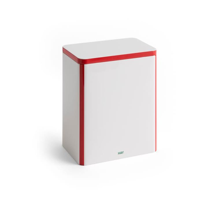 Tin Container Verwahrungsdose large - Off white-rot - HAY