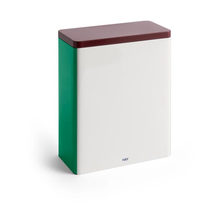 Tin Container Verwahrungsdose x-large - Off white-burgundy-green - HAY