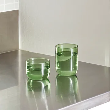 Tint Tumblerglas 30cl 2er Pack - Green - HAY