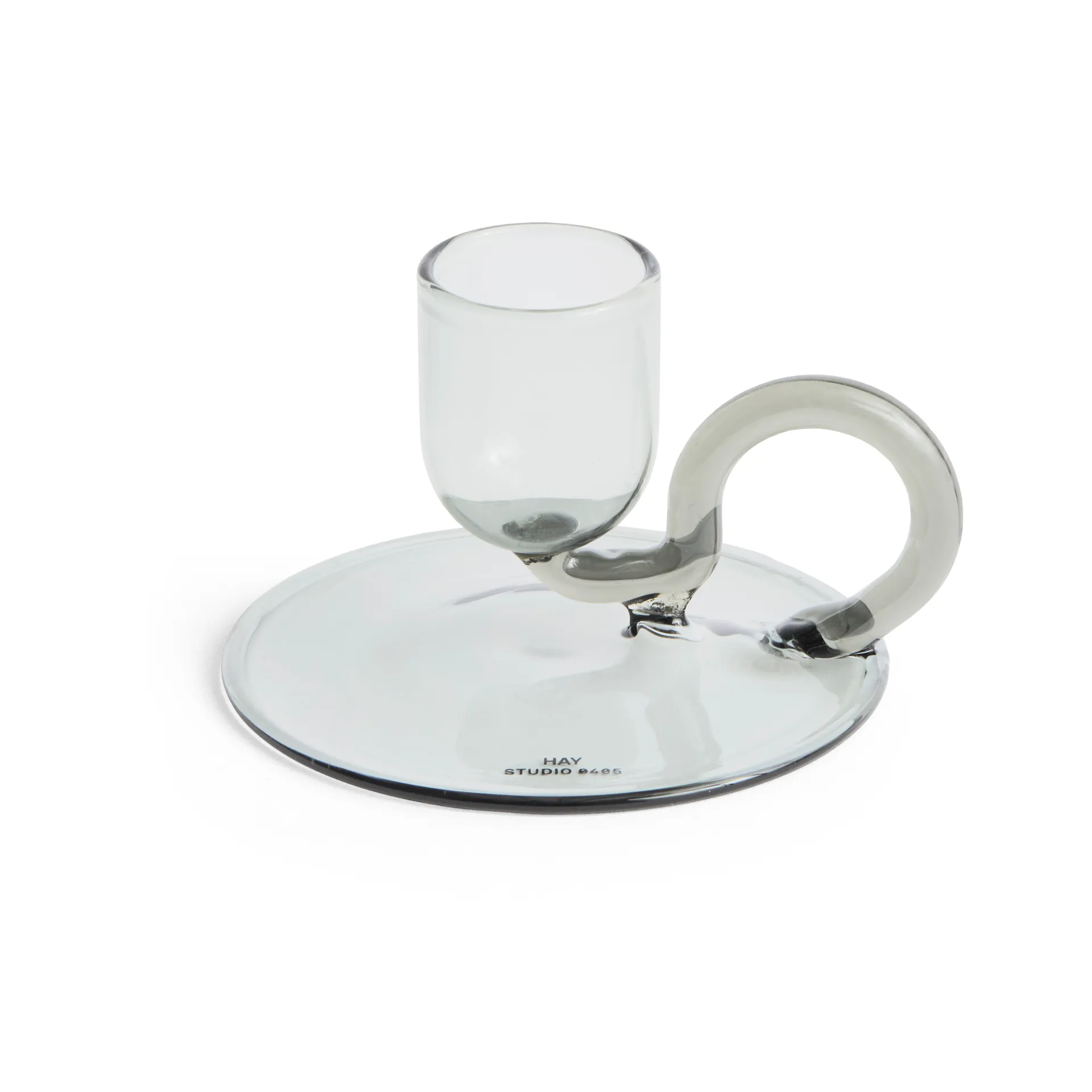 Tiny Kerzenhalter curved, Grey HAY