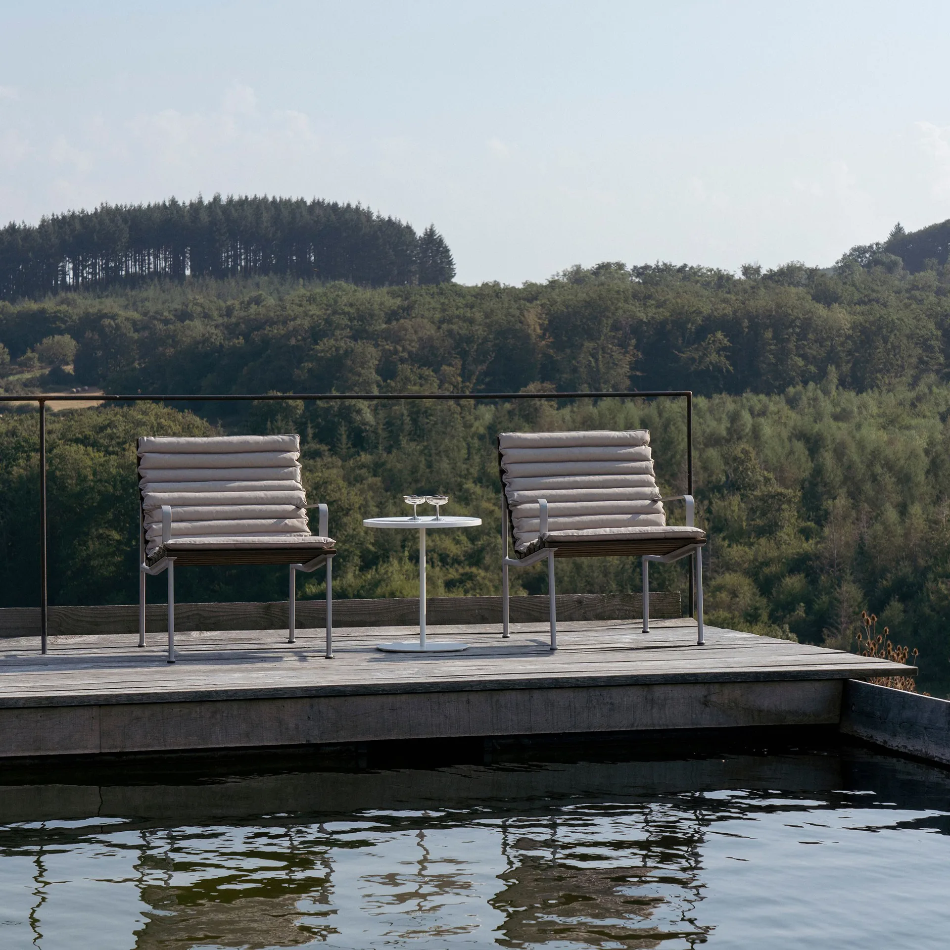 Traverse Lounge Armlehnstuhl, Oiled ash HAY