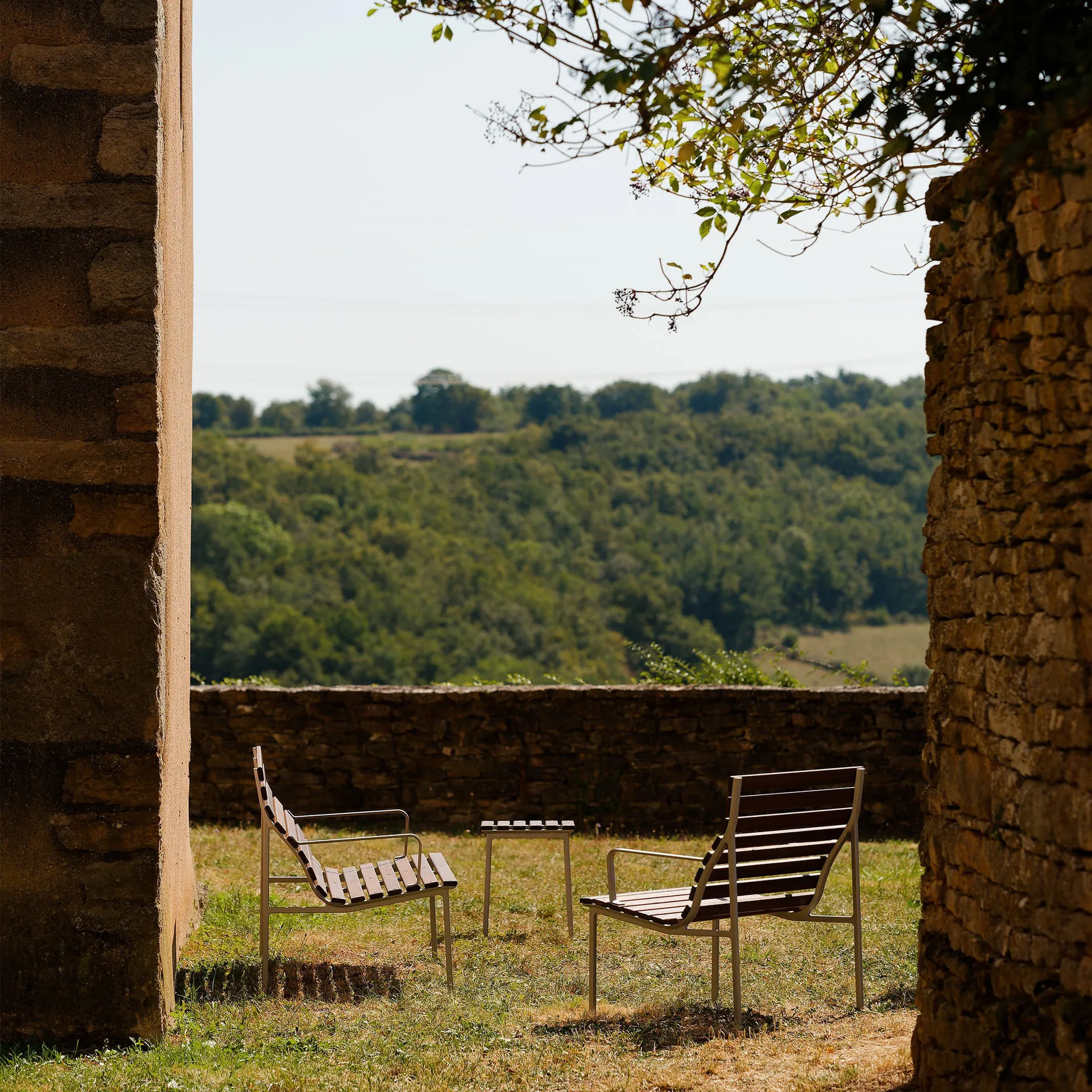 Traverse Lounge Armlehnstuhl, Oiled ash HAY