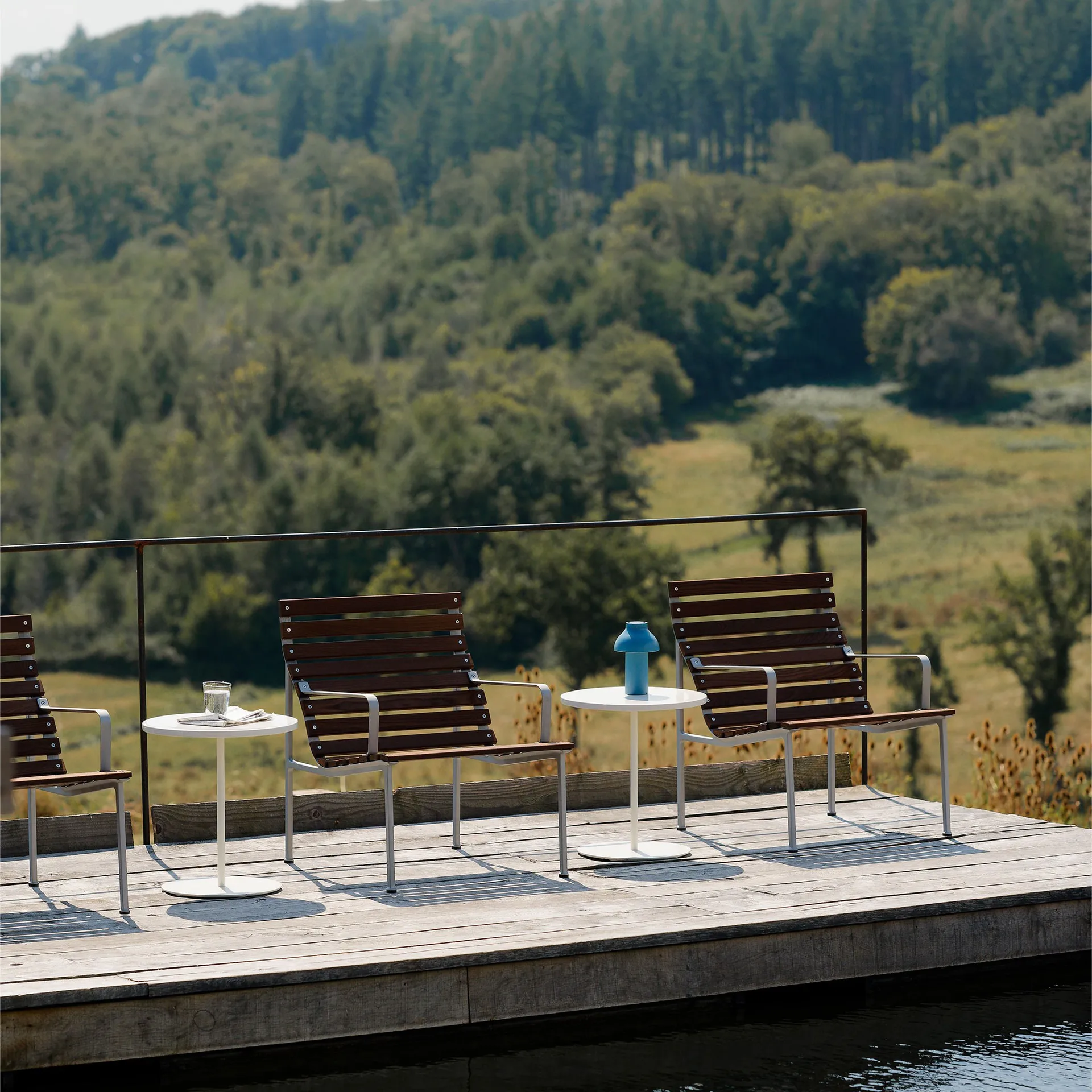 Traverse Lounge Armlehnstuhl, Oiled ash HAY