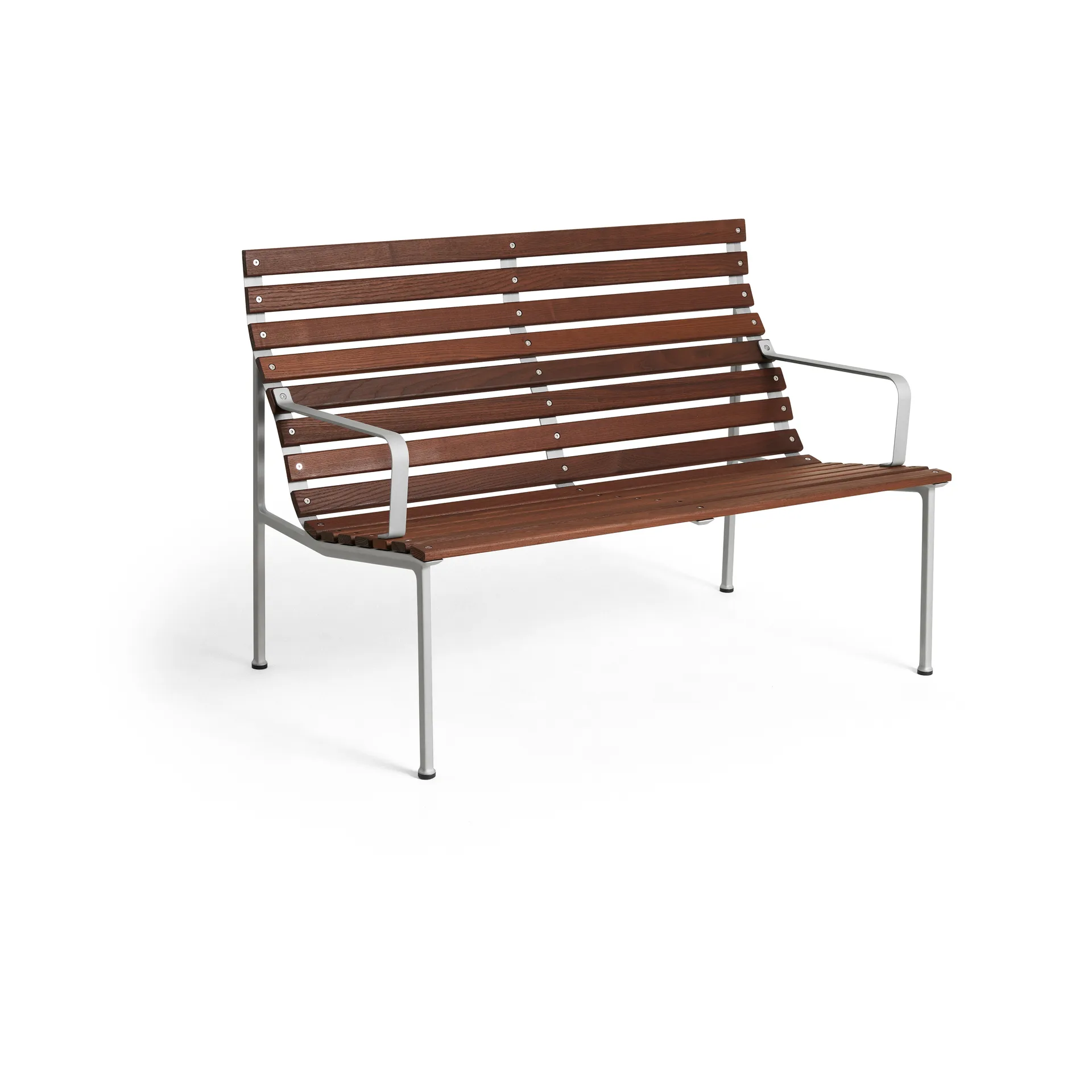 Traverse Lounge Bank mit Armlehnen, Oiled ash HAY