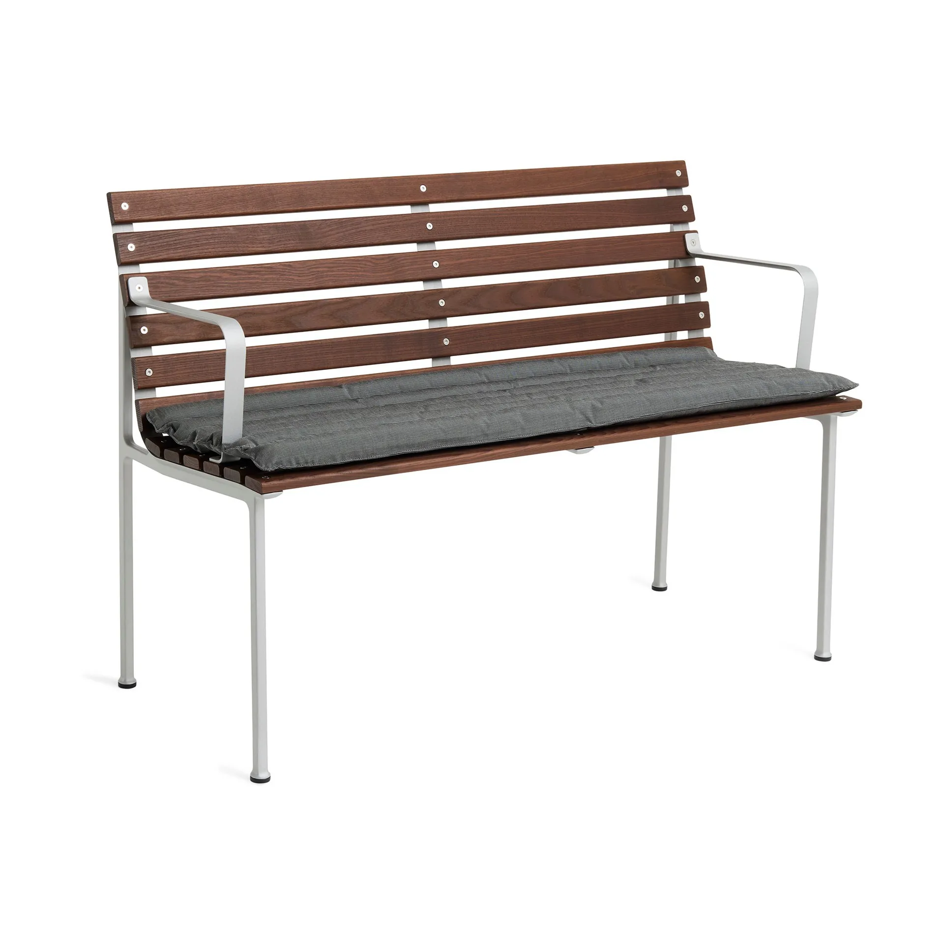 Traverse Quilted Bench 114/Dining Bench Bankauflage, Black pepper HAY