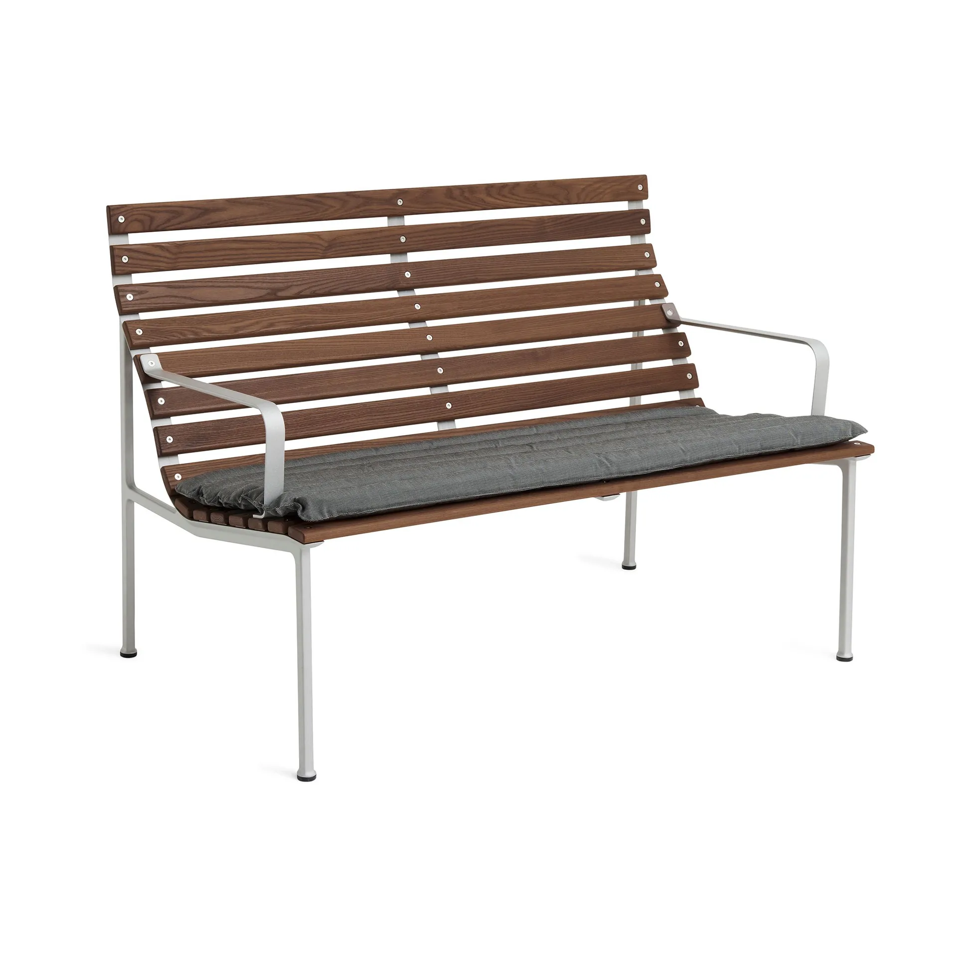 Traverse Quilted Lounge Bench Bankauflage, Black pepper HAY