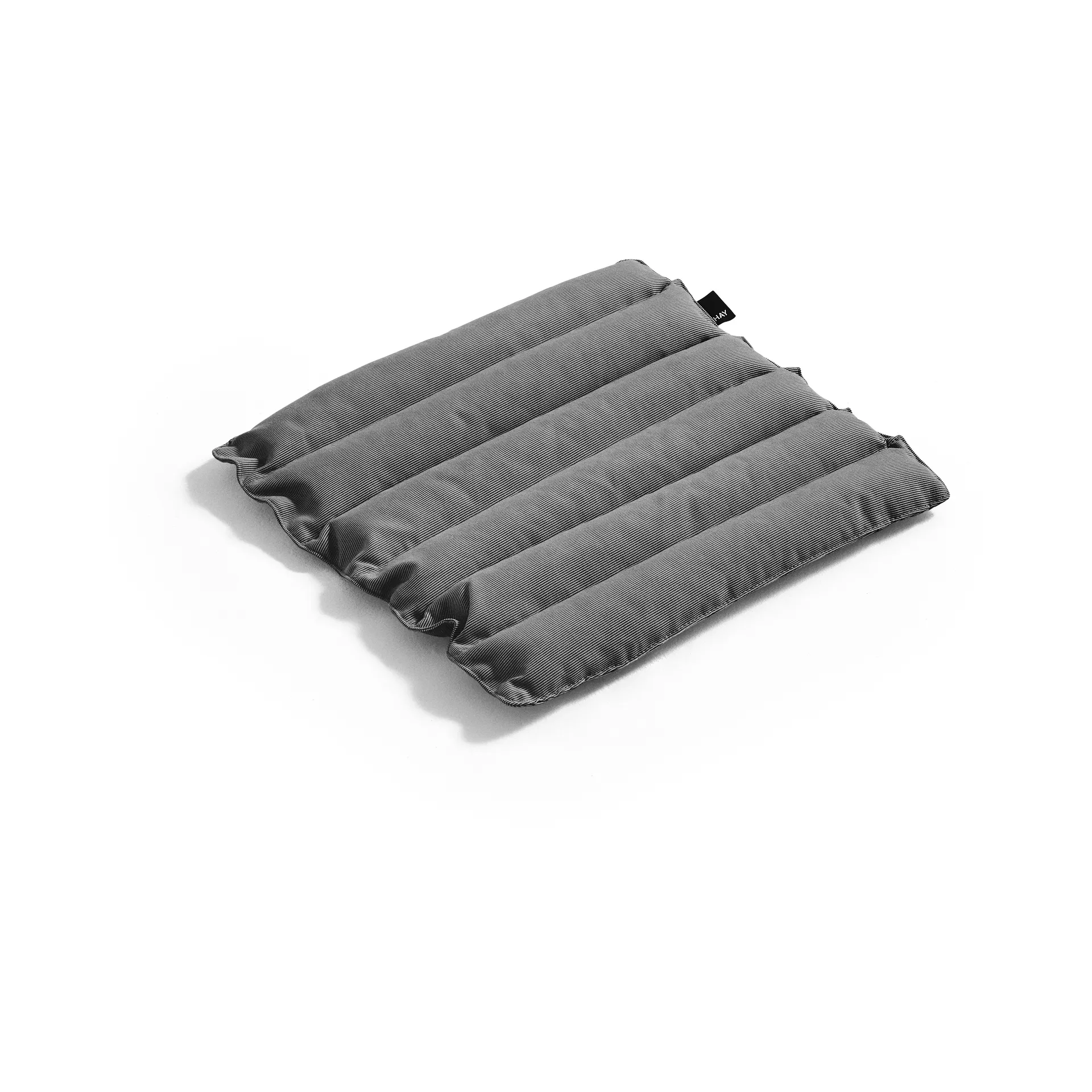 Traverse Quilted Stool Sitzkissen, Black pepper HAY