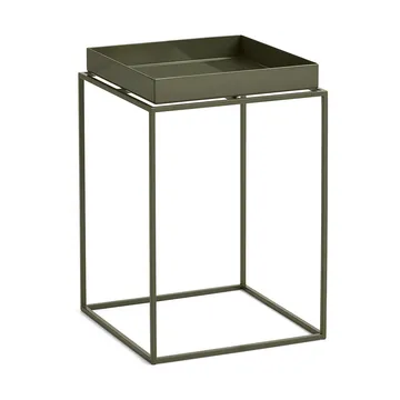 Tray Table mittelhoher Beistelltisch - Olivgrün, 30x30x44 cm - HAY