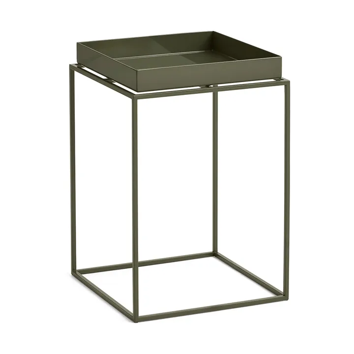 Tray Table mittelhoher Beistelltisch - Olivgrün, 30x30x44 cm - HAY