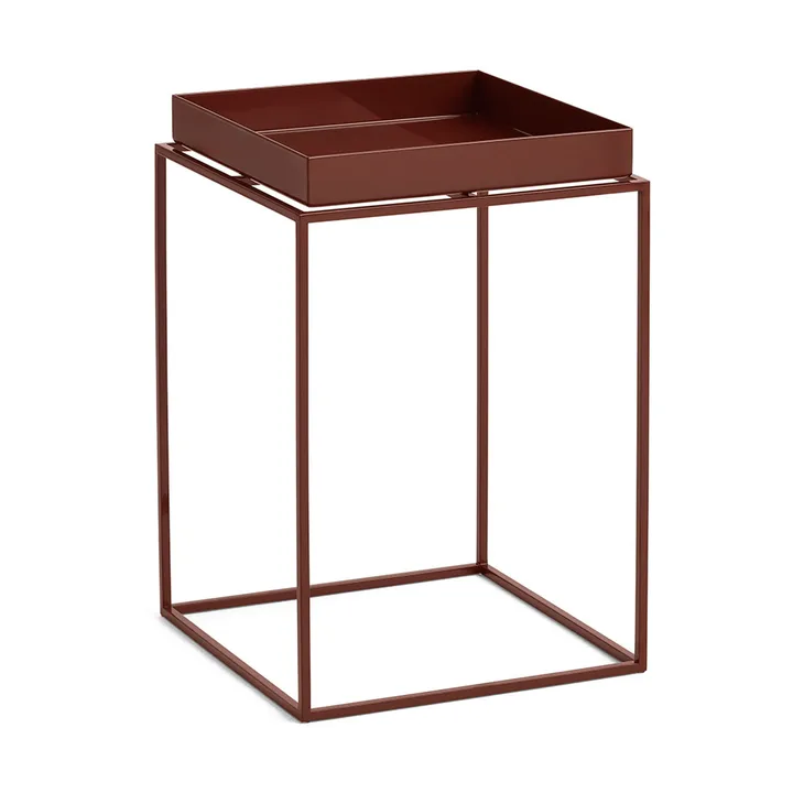Tray Table mittelhoher Beistelltisch - Schokolade, 30x30x44 cm - HAY