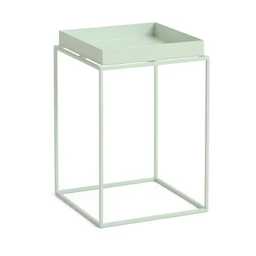 Tray Table mittelhoher Beistelltisch - Soft Mint, 30x30x44 cm - HAY