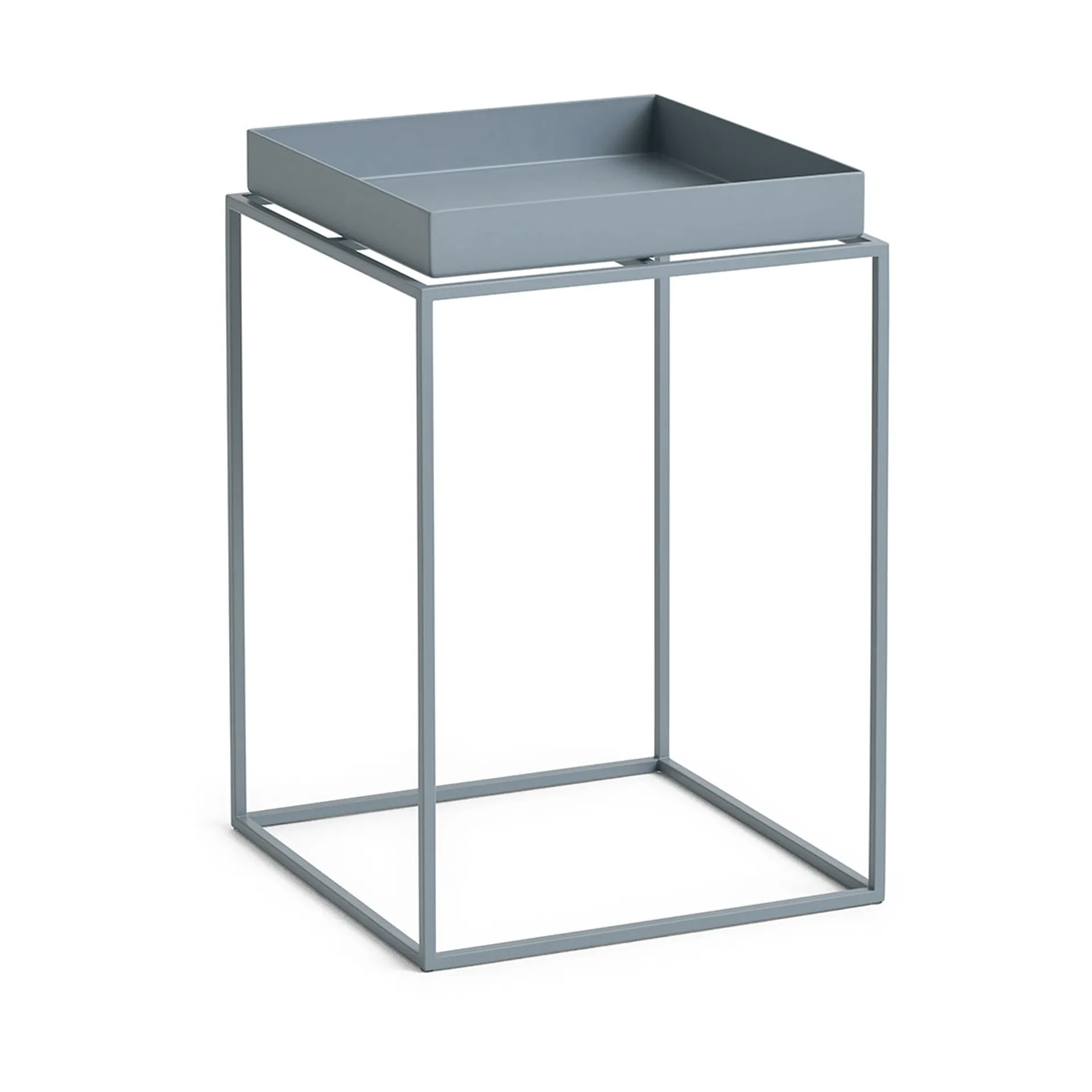 Tray Table mittelhoher Beistelltisch, Taubenblau, 30x30x44 cm HAY