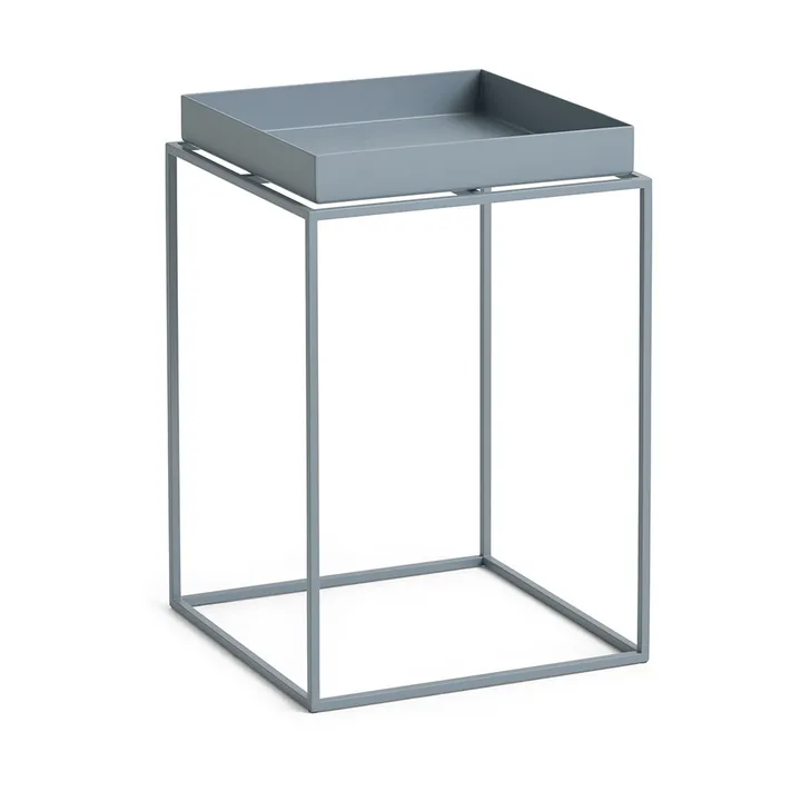 Tray Table mittelhoher Beistelltisch - Taubenblau, 30x30x44 cm - HAY