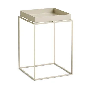 Tray Table mittelhoher Beistelltisch - Warmes Beige, 30x30x44 cm - HAY