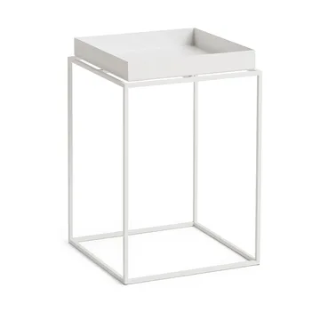 Tray Table mittelhoher Beistelltisch - Weiß, 30x30x44 cm - HAY