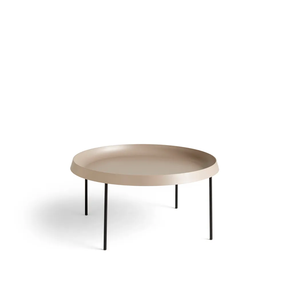 Tulou Couchtisch, Mocca, Ø75 cm HAY