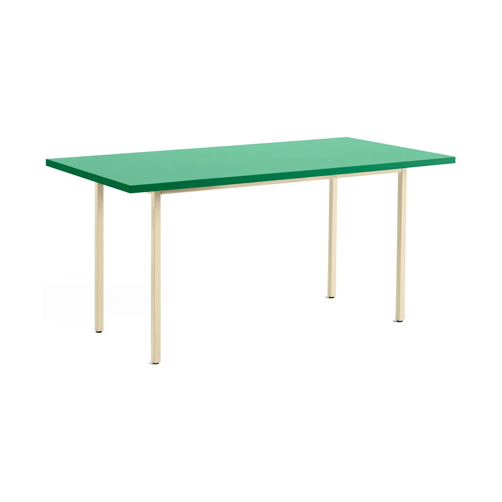 Two-Colour Esstisch 82x160 cm, Ivory-green mint HAY