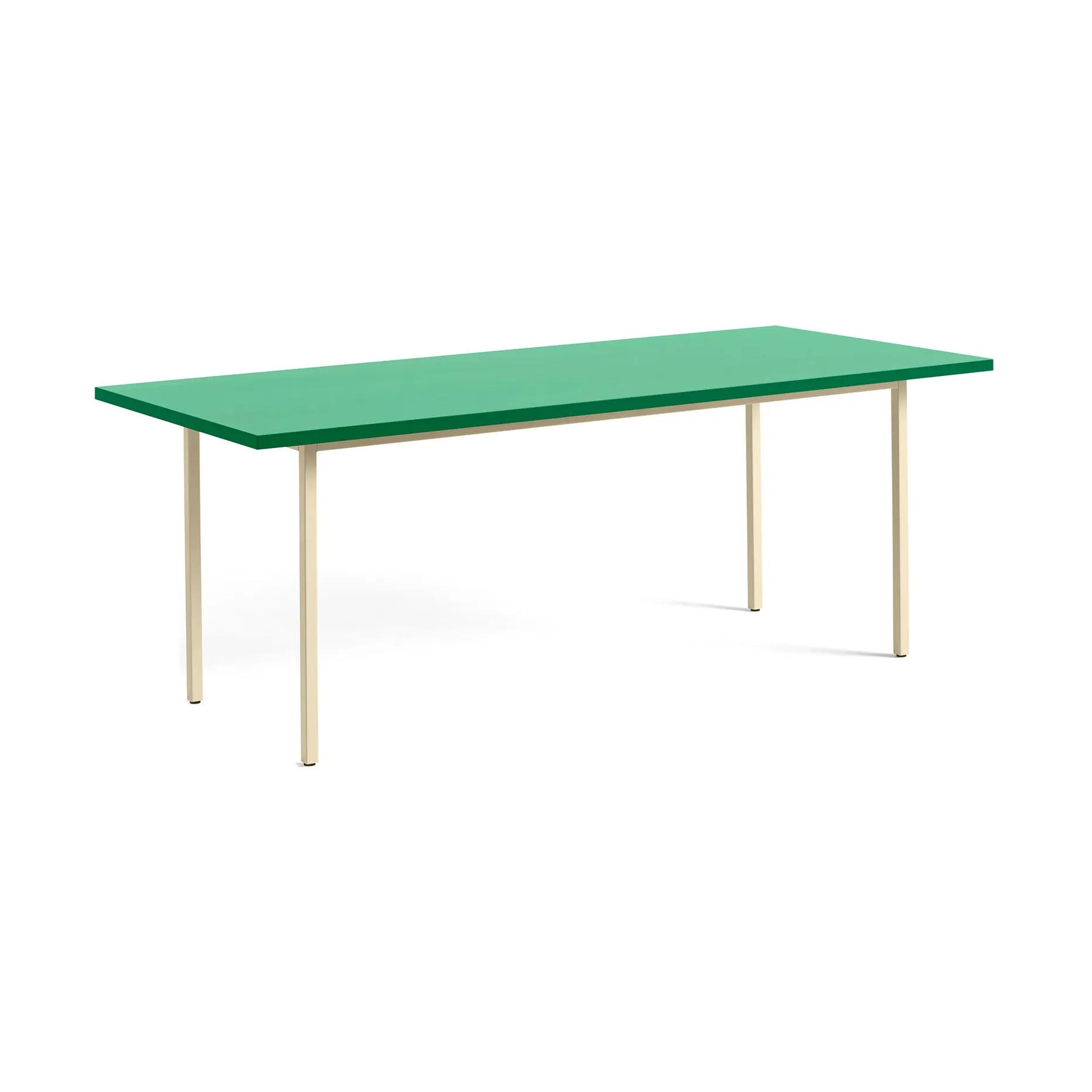 Two-Colour Esstisch 90x200 cm, Ivory-green mint HAY